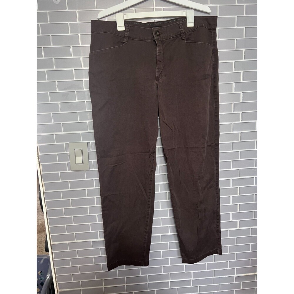 Lee Women's Pants - Size 18W - Brown - 99% Cotton - Good Used Condition
